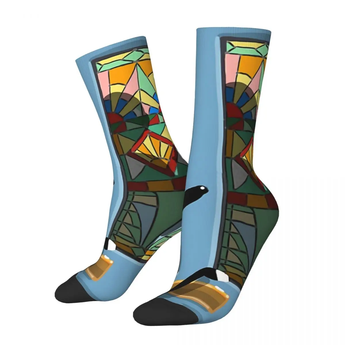 

Dad's Home DOG Unisex Winter Socks Cycling Happy Socks Street Style Crazy Sock