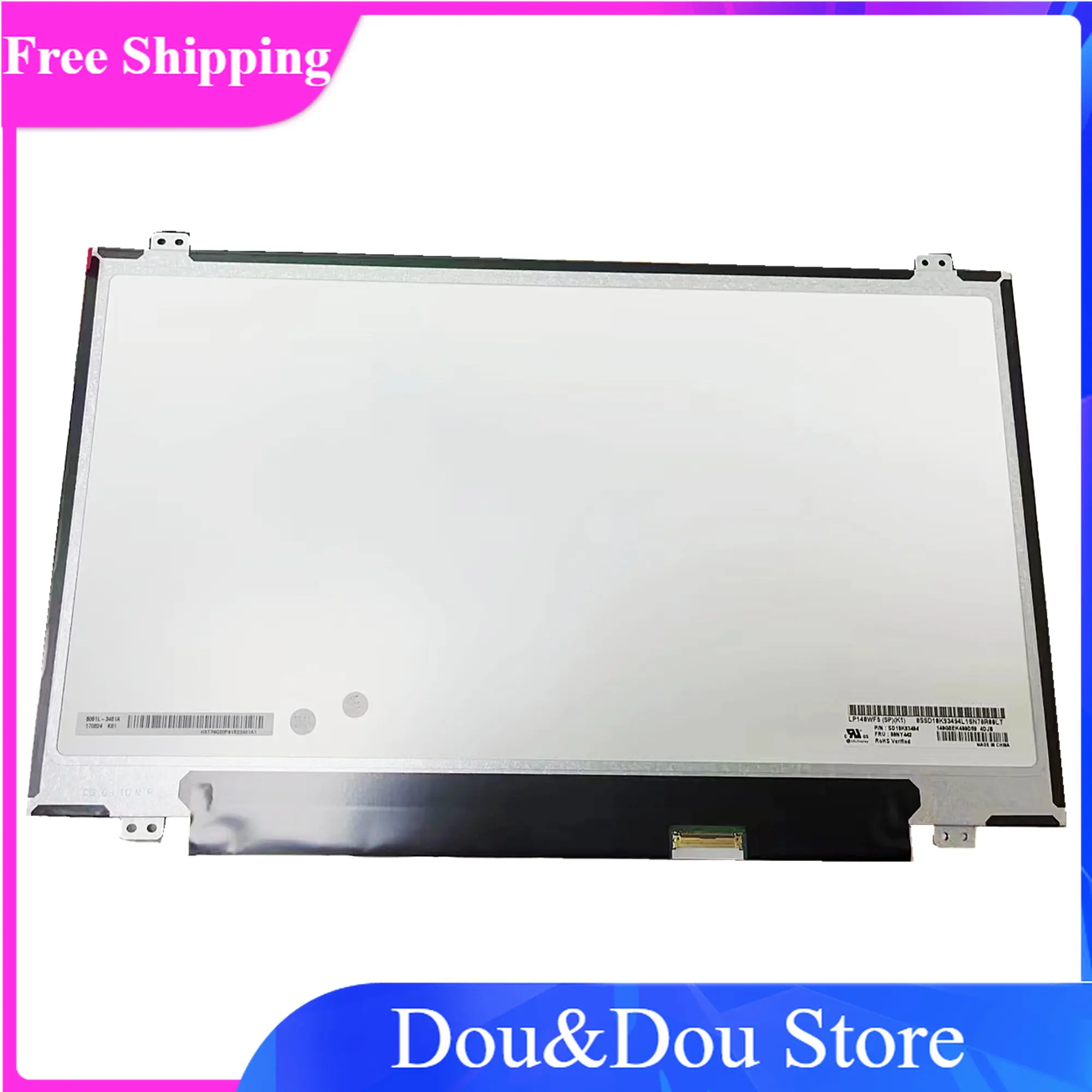 

LP140WF5 SPK1 14.0" Matrix for FRU 00NY442 40 Pins P/N SD10K93494 FHD 1080P Laptop LCD Touch screen