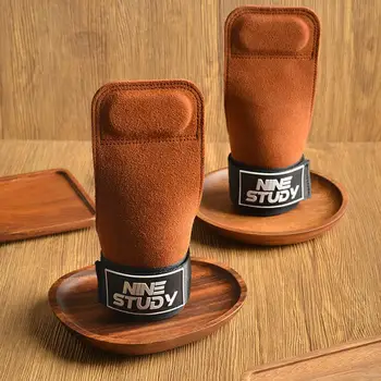 1pair Gym Pull-up Grip Strap Wrist Straps Anti-slip Weight Power Belt Lifting Pads Deadlift Belt Workout Palm Protection