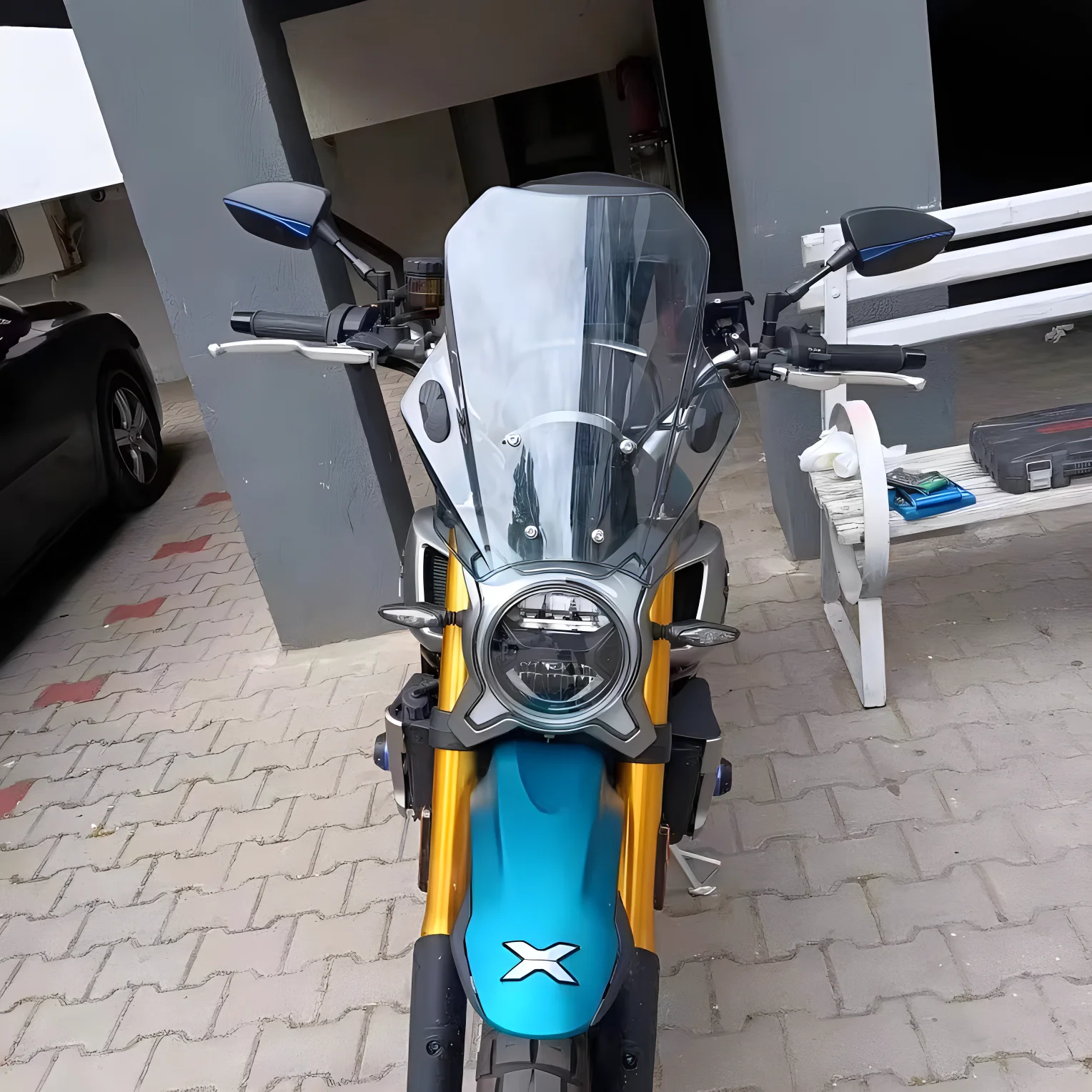 오토바이 측면 백미러, GILERA Nexus 125 250 300 500 E3 GP800 GP850 에 적합