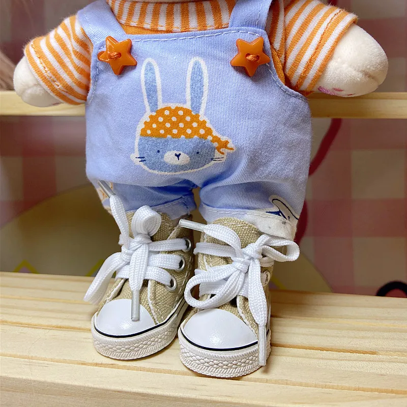 5.5cm Canvas Sneakers For Dolls Paola Reina Minifee Corolle Toy Bjd Doll Sports Shoes for EXO KPOP Stuffed Dolls Toys