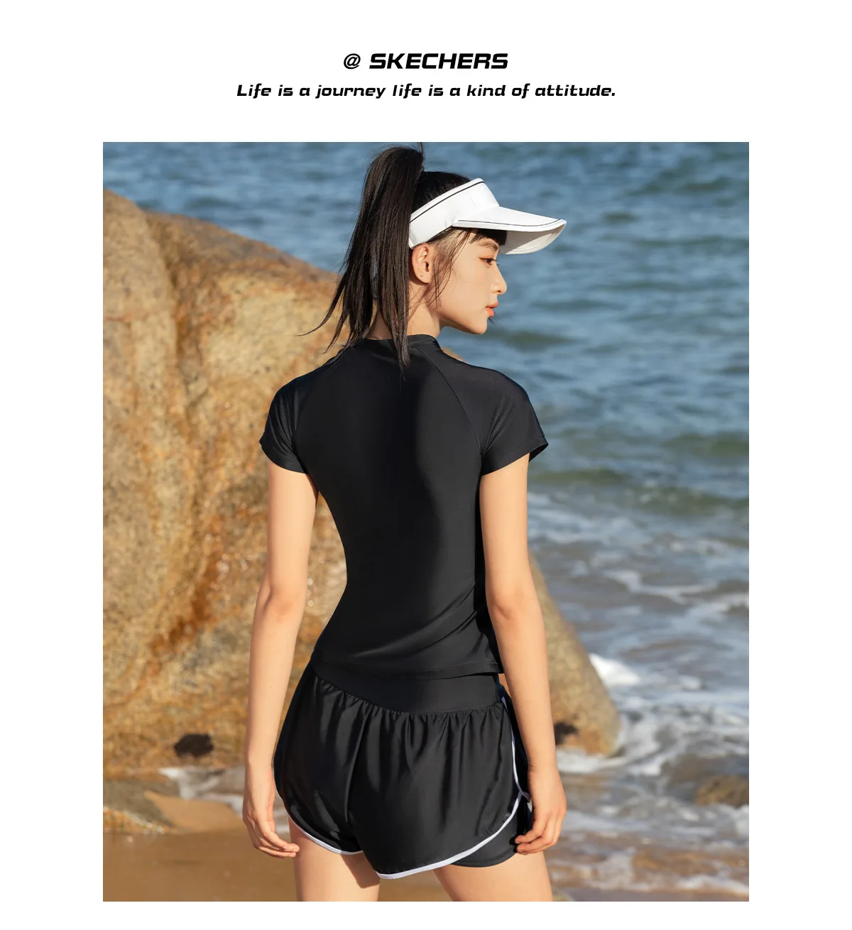 Bañador profesional impermeable de dos piezas para mujer, traje de baño deportivo de secado rápido con realce, protección solar, para surfear en la playa, 361