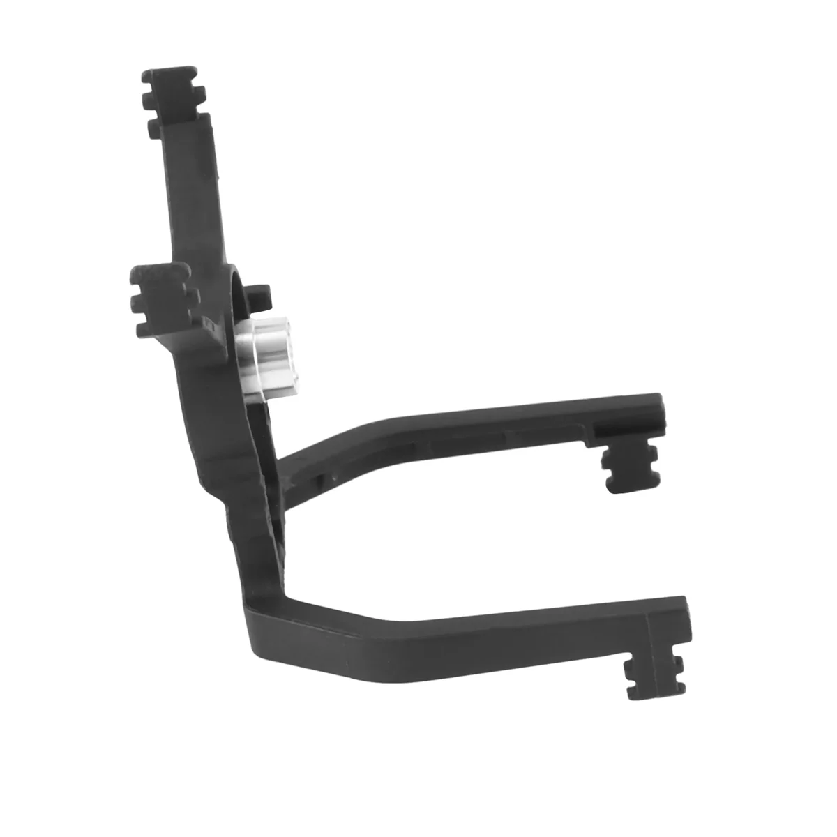 Détail des matériaux du support amortisseur cardan L69A pour DJI Mavic Mini, avec ses amortisseurs en silicone et pièces métalliques.