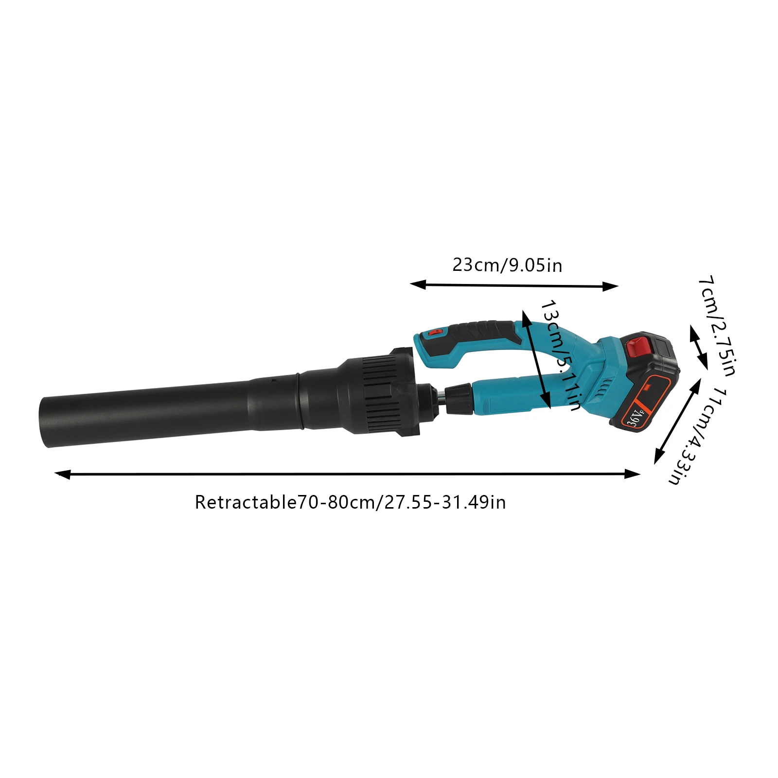 21V Battery Leaf Blower with Battery and Charger, Blower for Lawn Care, Snow Blowing and Yard Cleaning