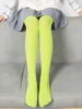 Collants multicolores en velours pour femmes, couleurs acidulées 80D, haute élasticité, Sexy, sans couture, bas longs pour filles, printemps automne