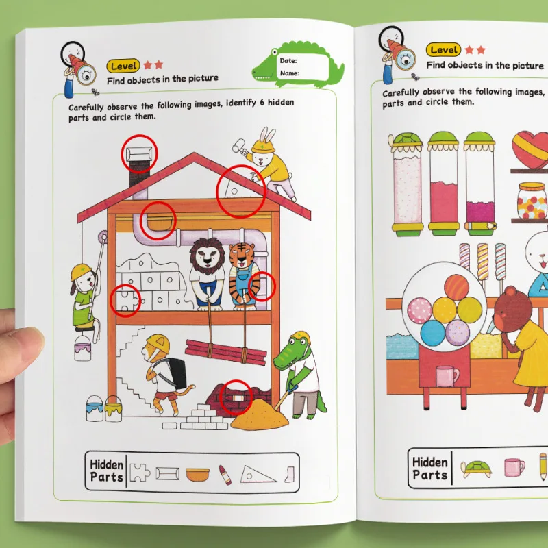 Interactive Children's Activity Book: Fun Hidden Item Search Game
