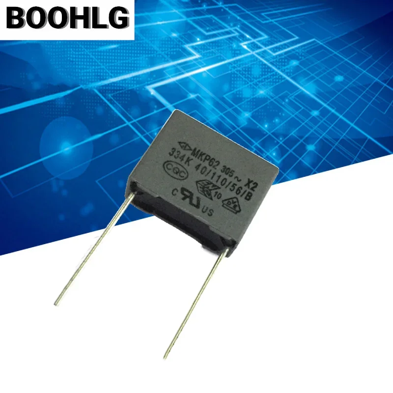 Новинка 10 шт. MKP62 305V 0,33 UF 330N 334KF X2 Защитная емкость P15 мм