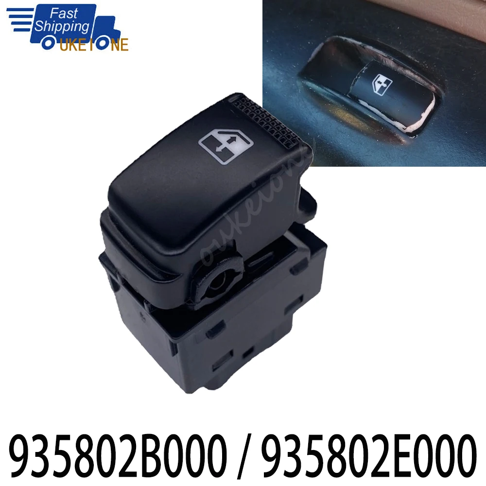 Pulsante Interruttore Sollevatore Alzacristallo Posteriore Sinistro Destro Singolo Passeggero Per Hyundai Santa Fe 2007-2012 Accessori Auto