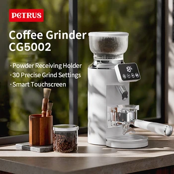 Petrus Coffee Grinder Metal Body For 51/58MM Portafilter With 30 Precise Grind Settings Espresso Drip Percolator French Press 1