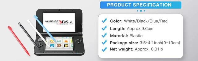 Stylet Tactile Pour Nintendo 3ds Dsi Xl, Pour Écran Tactile Ds Lite, À  Cordon Élastique - Cdiscount