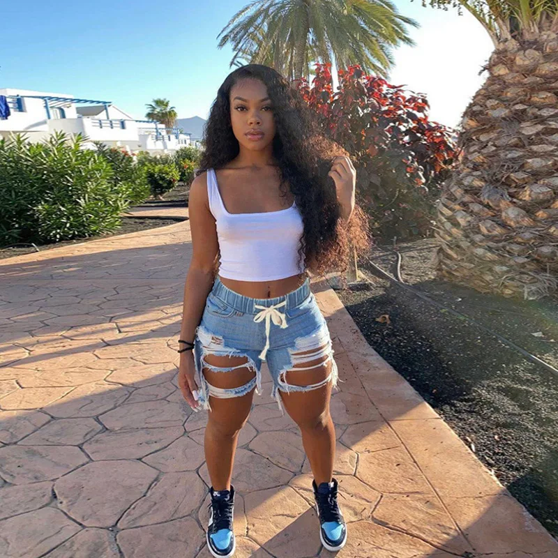 Рисунок 2 - Шорты женские джинсовые с завышенной талией