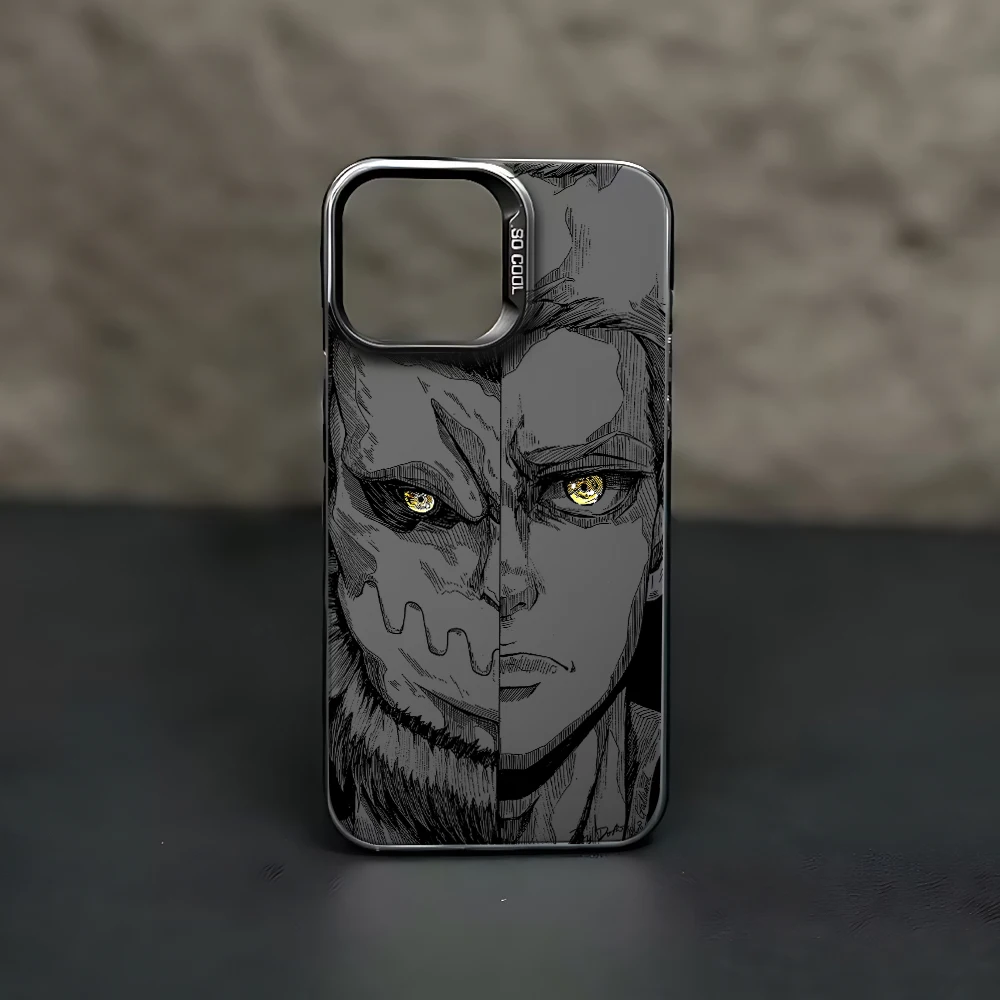 Luxury Hot Anime Attack On Titan Matte Phone Case