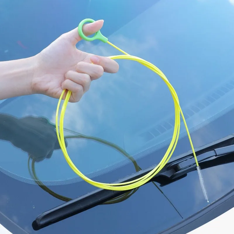 

230cm Car Drain Dredge Cleaning Scrub Brush Auto Sunroof Long Hoses Detailing Cleaning Tool Spiral Cleaning Brush Drain Cleaner