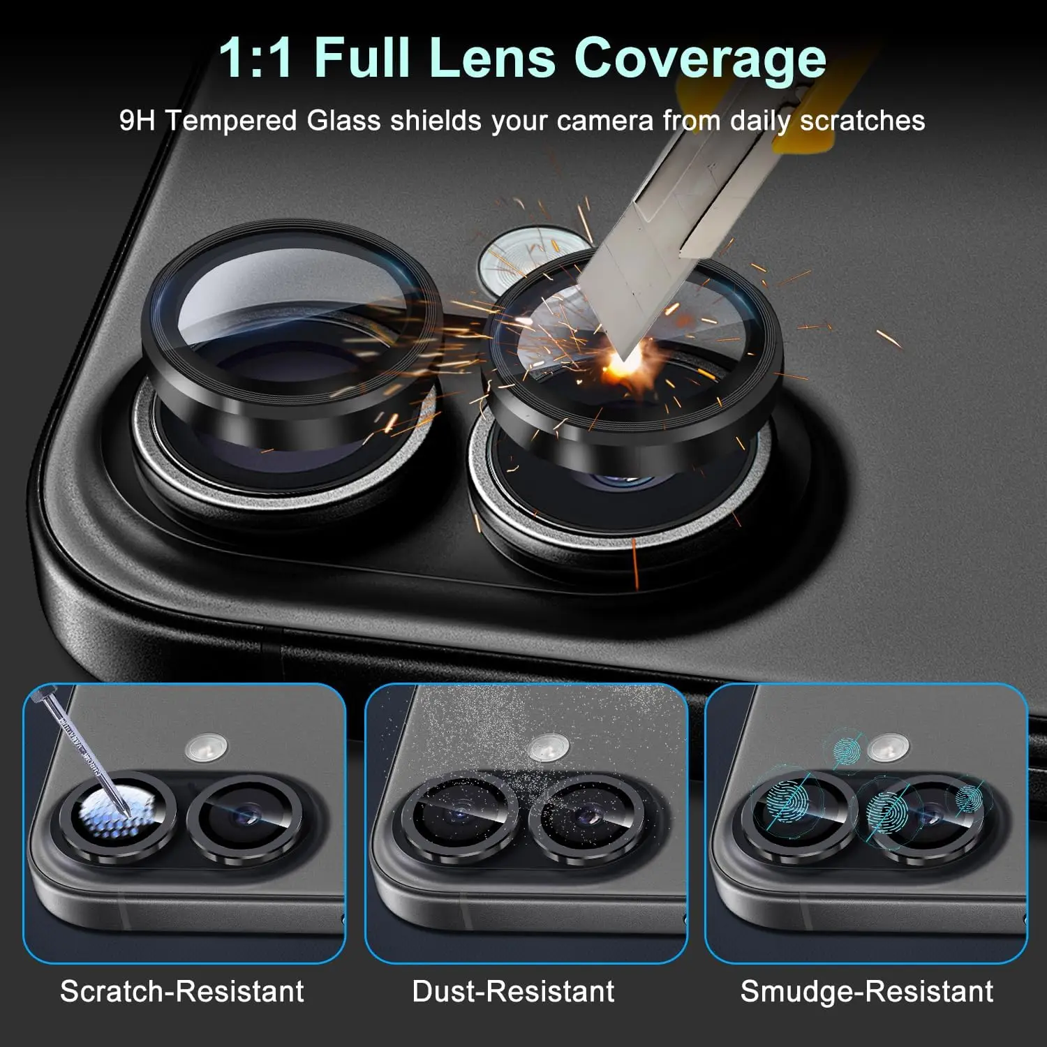 Premium Camera Lens Protector Cover - Ultimate Phone Protection Accessory