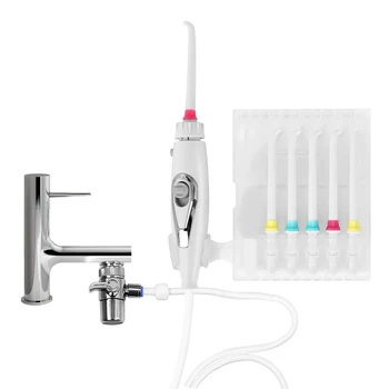 Dental Water Flosser Faucet Oral Irrigator Floss Dental Irrigator Portable Dental Water Jet Teeth Cleaning Mouth Washing Machine 1