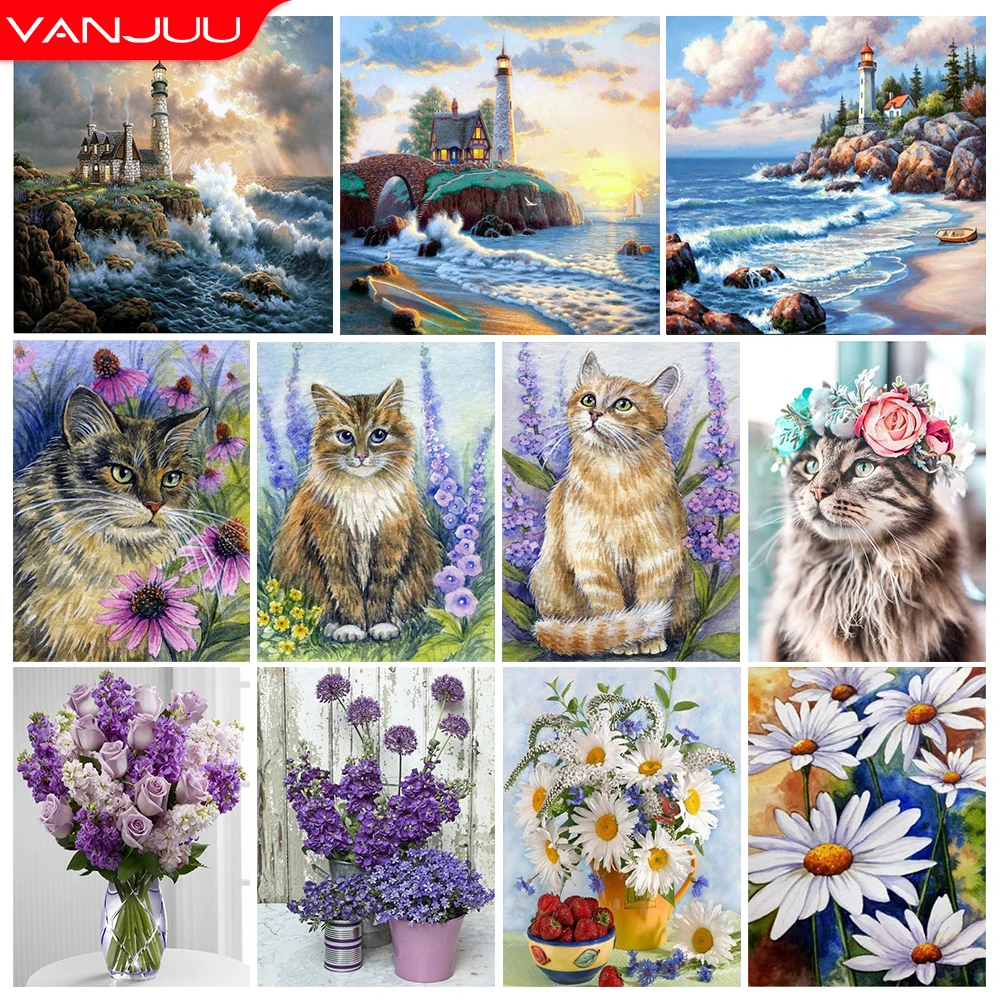 Landscape Old Paintings Diamond Painting On Clearance Room Decor Diamond Art  Cross Stitch Custom Children's Gift Dropshipping - AliExpress