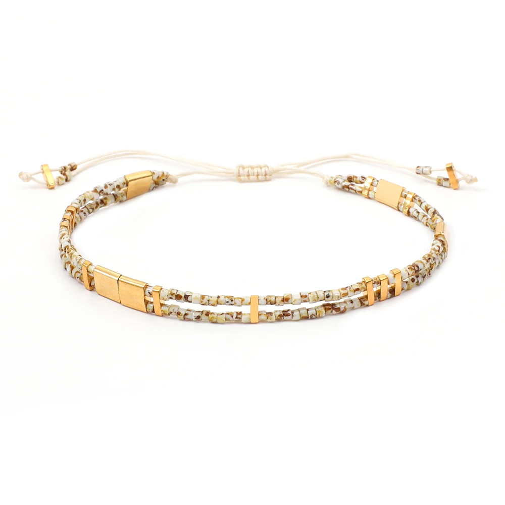 ZMZY 2 Layer Tila Beads Bracelet For Women Gift 2025 jewellery
