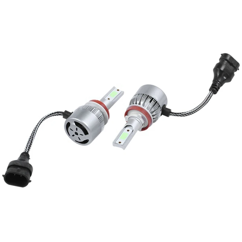 

2 шт., Автомобильные светодиодные лампы 72 Вт 8000 К