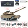 1/16 Heng Long RC Tank 7.0 Abrams FPV 3918 360° Turret Barrel Recoil Remote Control Battle Tank Toys Customize Model TH17805 1