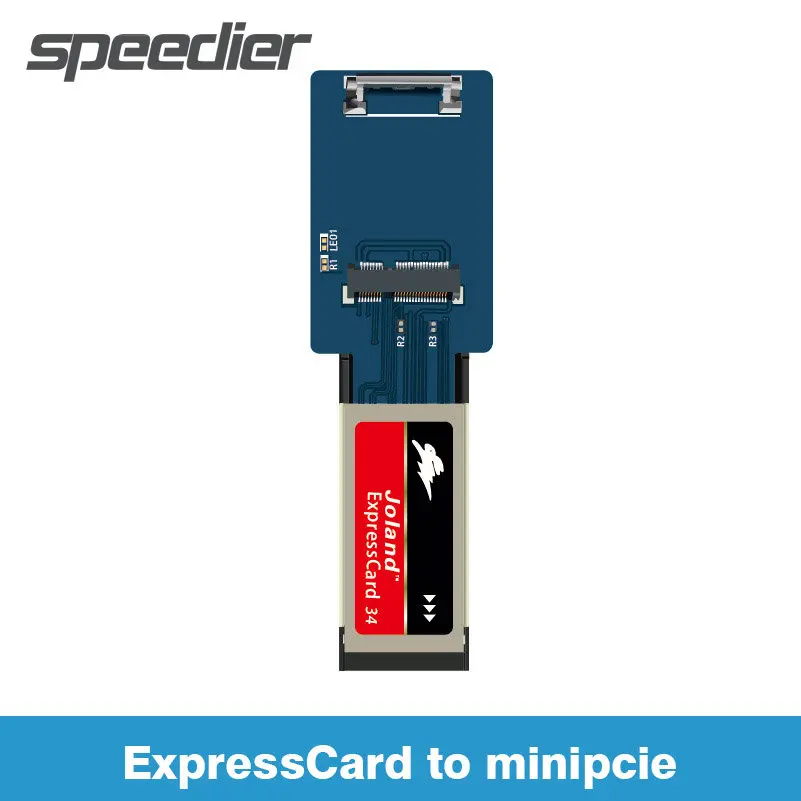 

Notebook ExpressCard 34mm Slot To Mini Pcie mPCIe Riser Network Card Testing Adapter Express Cards 34 Converter Card for Laptop