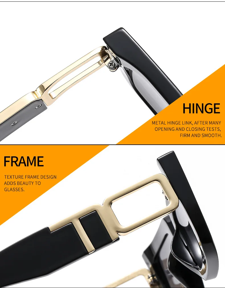 Nuovi occhiali da sole quadrati retrò per donna uomo occhiali da sole occhiali moda tonalità maschili occhiali di marca UV400_voghion.com