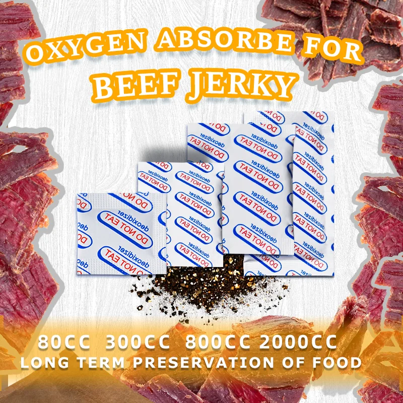 Long Term Storage Vacuum Sealed Bag Jars Oxygen Absorbers for Food Dry Food Storage Cans oxygen absorber for food