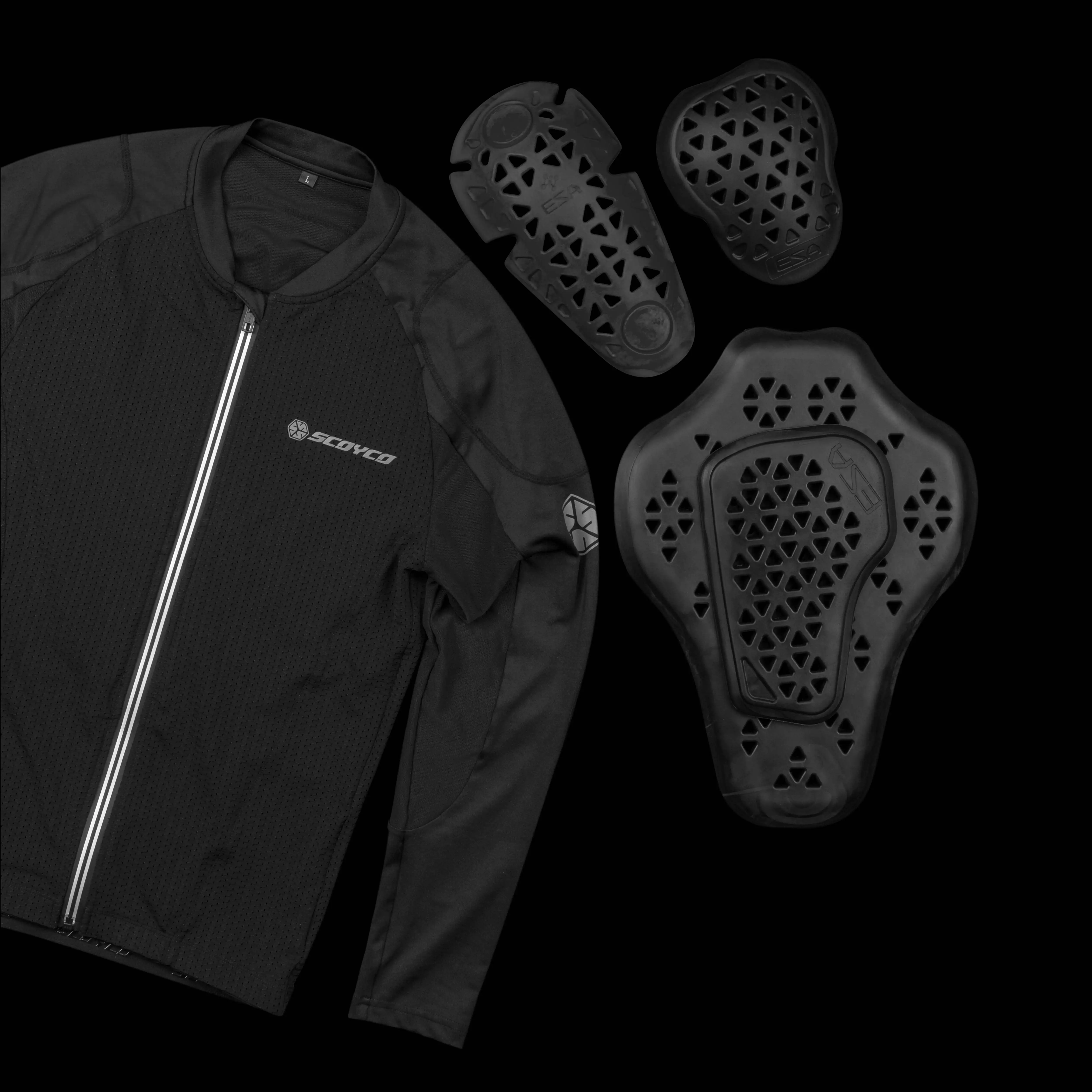 Motorcycle Armor SCOYCO AM13 CE ESA Jacket Moto Armour Men Protector Guards Motocross Cycling Protective Armadura de motocicleta motorcycle armor motorcycle body armor body protector motorcycle jackets