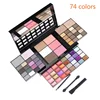 40/74/78 Colors Glitter Eyeshadow Palette Matte Waterproof Long Lasting Pressed Powder Cosmetics Kit Fashion Women MakeUp Tools 2