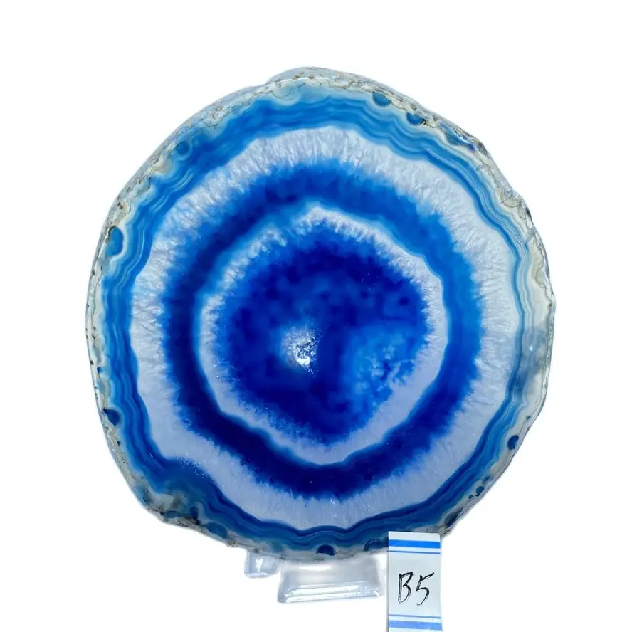 Natural crystal AGATE SLAB Geode Slice Crystal Mineral Energy Stone Healing Home Decoration Gift