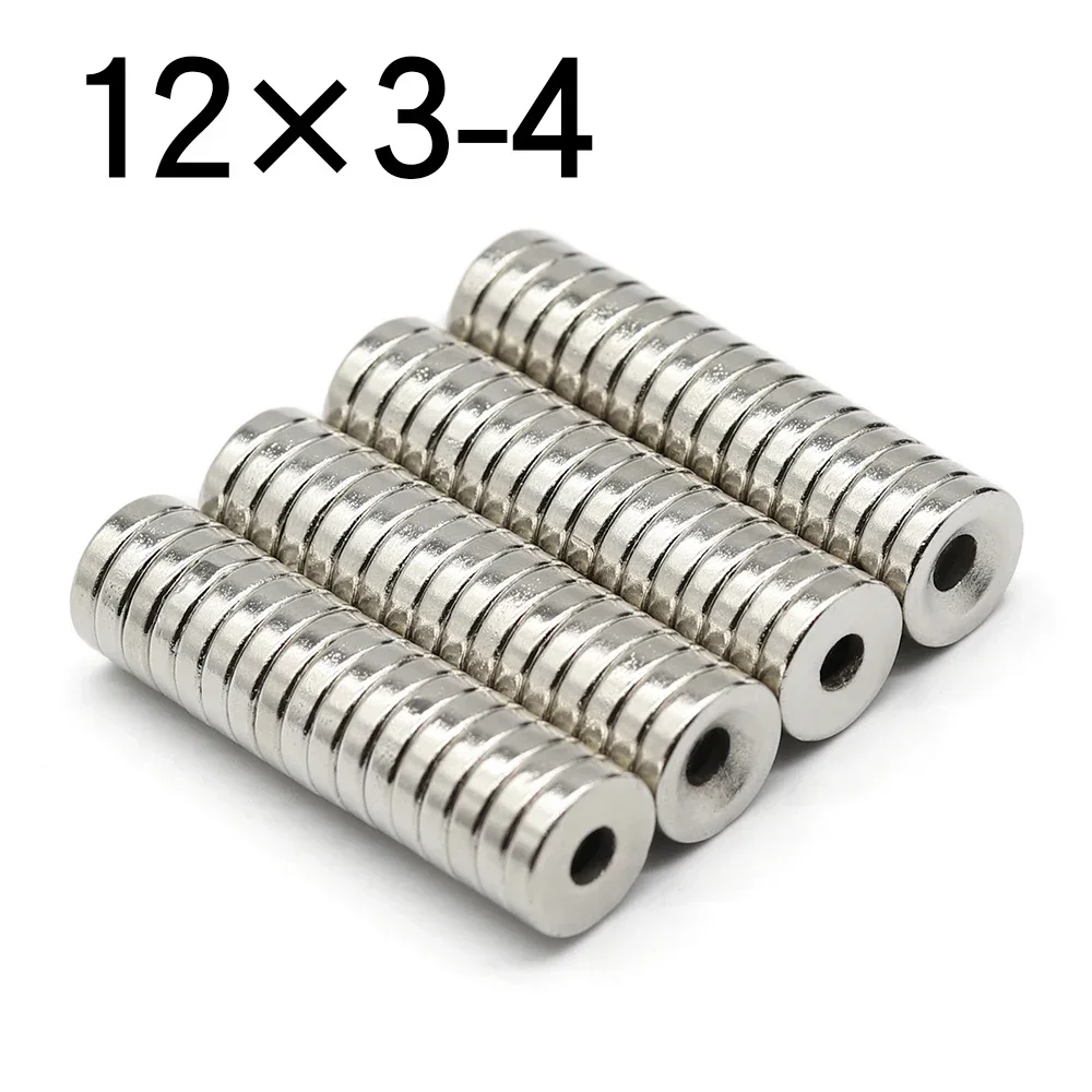 N35 14x3-3 14x4-4 14x5-5  12x3-4 12x4-4 12x5-4 Neodymium Magnet Super Powerful  Round Countersink with Hole Disc Magnetic Hole4