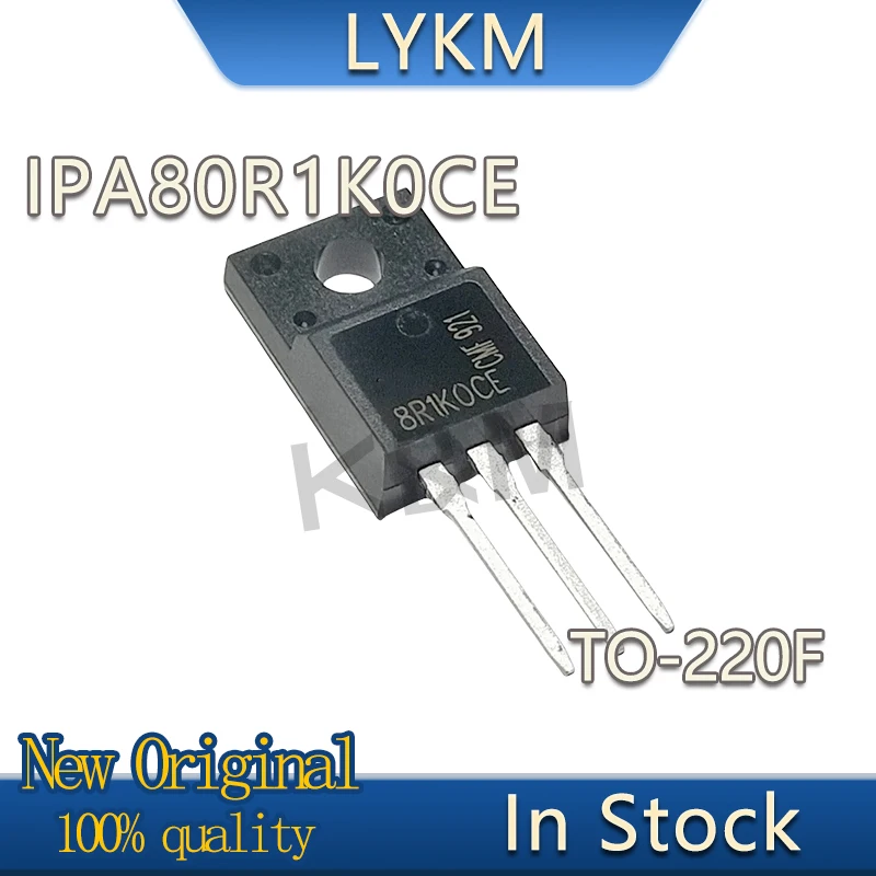 

5/шт новый оригинальный IPA80R1K0CE 8R1K0CE TO-220F 5.7A/800V N channel FET в наличии