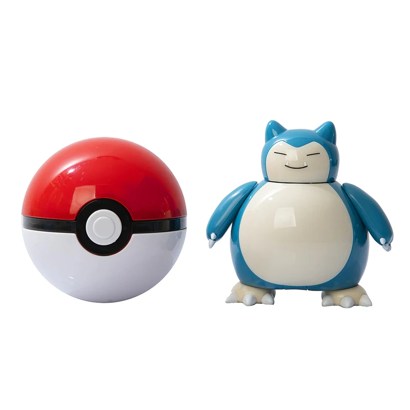 Acerca de la figura de anime Pokémon Charizard Pikachu Gyarados Pocket Monster figura Pokeball acción deformación juguete modelo regalo para niños