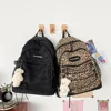 European and American Retro Leopard Print Student Schoolbag Korean Version Ulzzang Versatile Large Capacity Backpack for Women 4