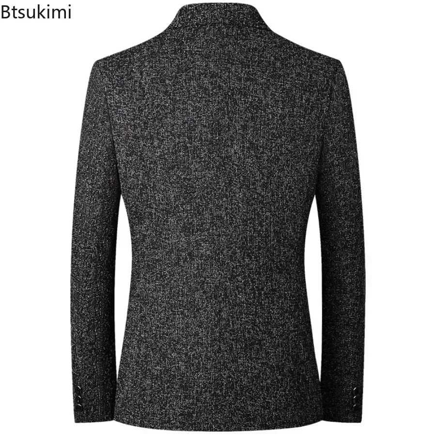 New Men's Casual Blazer Jacket Suits Fashion Slim Coats Male Handsome Masculino Business Jackets Suits Men's Blazers Tops