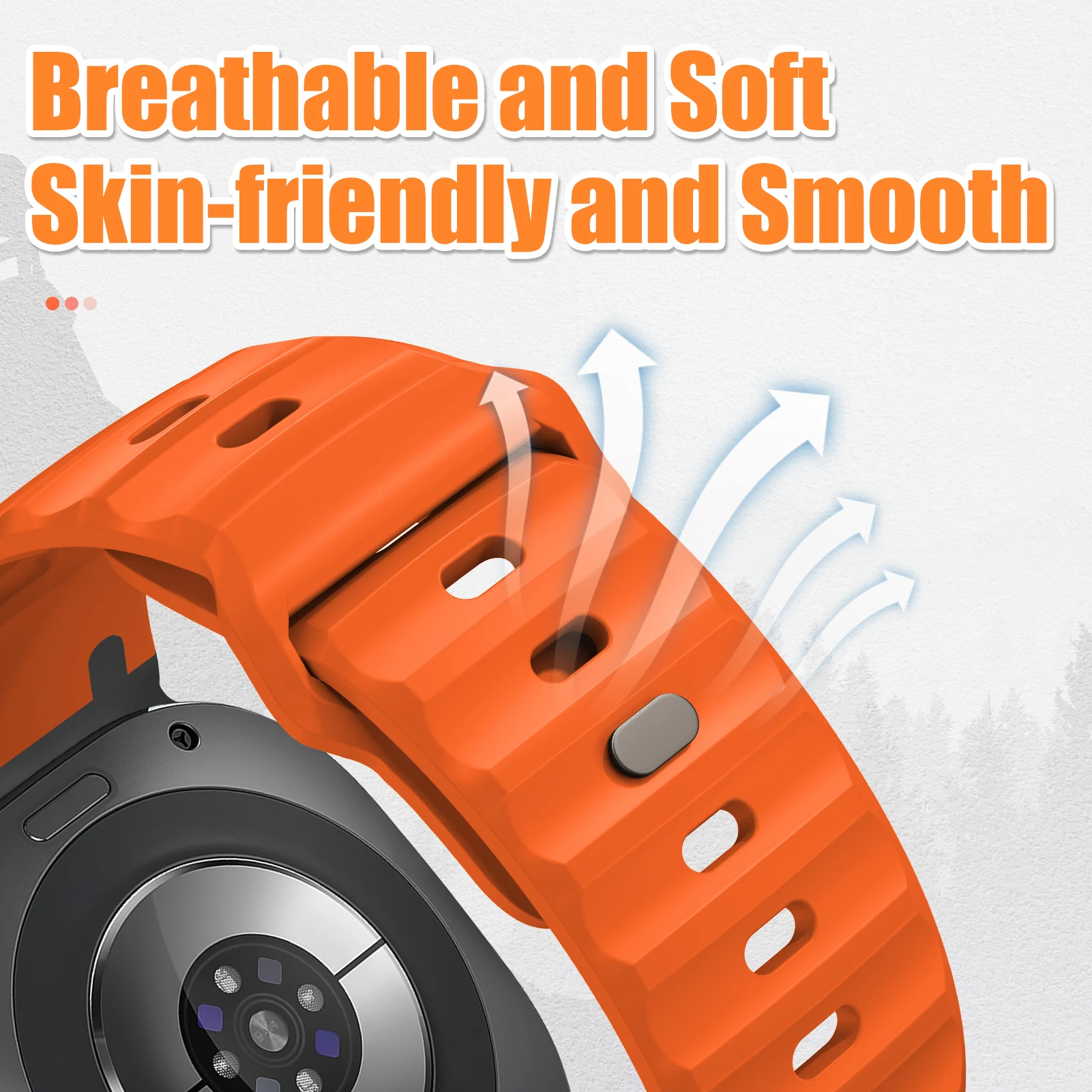 Enhanced Sport Wristband: Premium Metal & Silicone Bracelet Strap