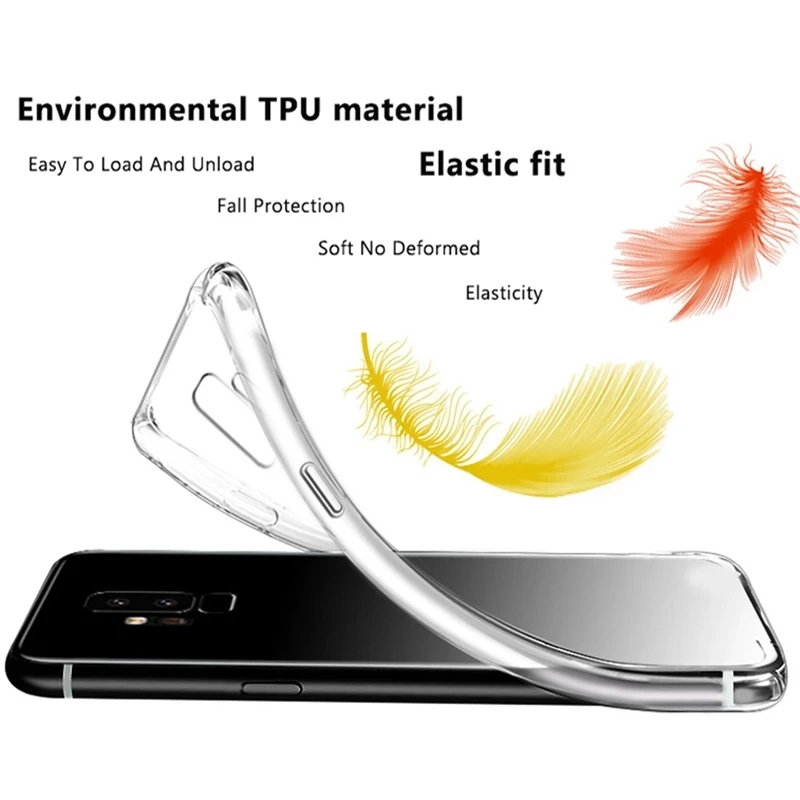Luxury Transparent Soft Silicone Phone Case