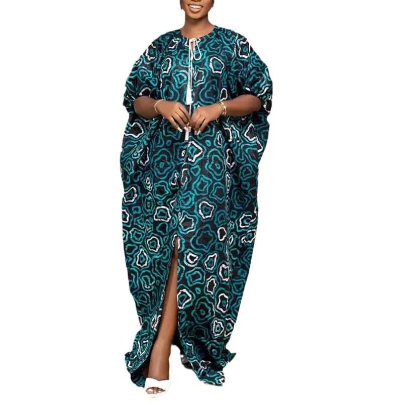 

African Dresses For Women Vetement Femme Dashiki Abaya Maxi Dress Africa Clothes Dashiki Ankara Dresses 2024 Spring Autumn New