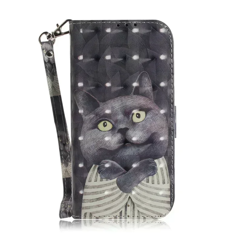 Animal Style Leather Wallet Phone Case - Premium Protection with Stylish Design