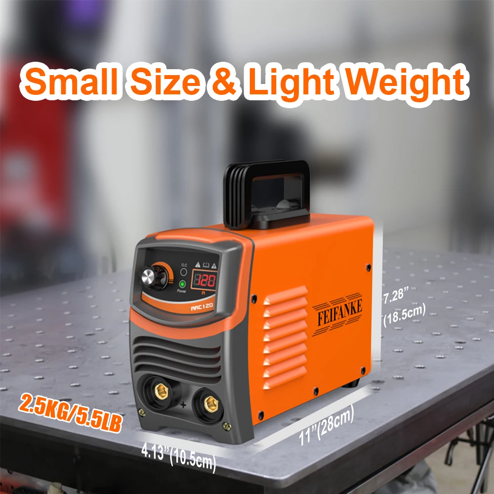 FEIFANKE ARC120 Electric ARC Welding Machine 120A MMA Welder for DIY Welding Working and Electric Working