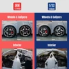 1/32 Audi RS6 Miniature Diecast Toy Car Model Sound & Light Doors Openable Educational Collection Gift for Children Boy Kid 4