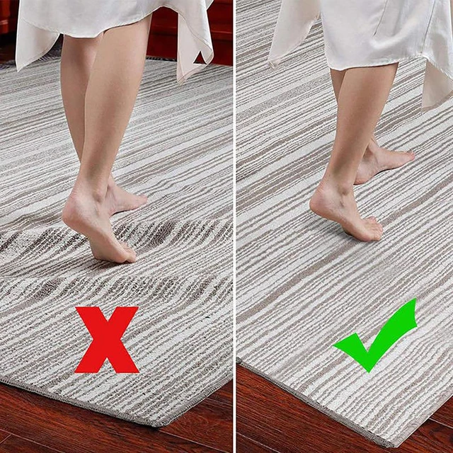 Non-Slip Rug Pad Gripper Cushioned Support Carpet Rug Mats Rug Pads For  Indoor Hardwood Floors Under Rugs Reusable Rug Grippers - AliExpress