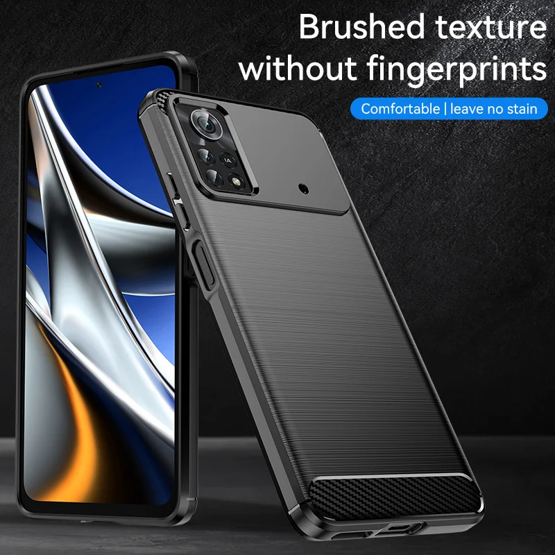 

For Xiaomi Poco X4 Pro Luxury Solid Color Shockproof Protective Bumper Soft TPU Cover For Poco X 4 X4 Pro Funda Capa