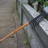 Farming Rake Stainless Steel Rake 14-Tooth Hay Deciduous Rake Pine Soil Rake Garden Gardening Tools Agricultural Farm Tools 3