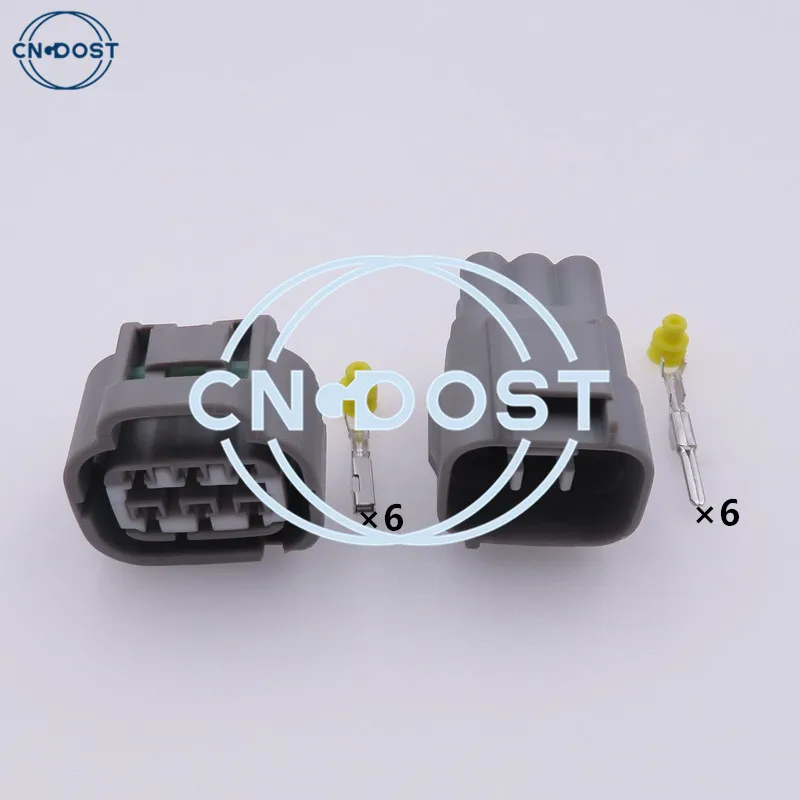 

1 Set 6 Pin 90980-10988 7282-7064-40 7283-7064-40 Automobile Headlight Wiring Connector Wire Cable Waterproof Socket