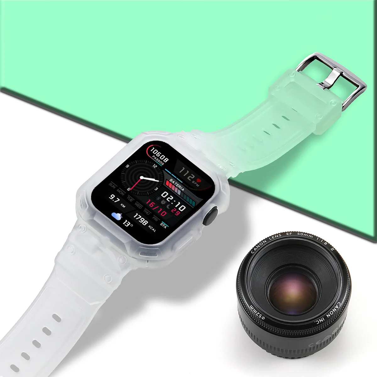 Sport Protective Replacement Wristband with Retrofits and One-Piece Strap Case