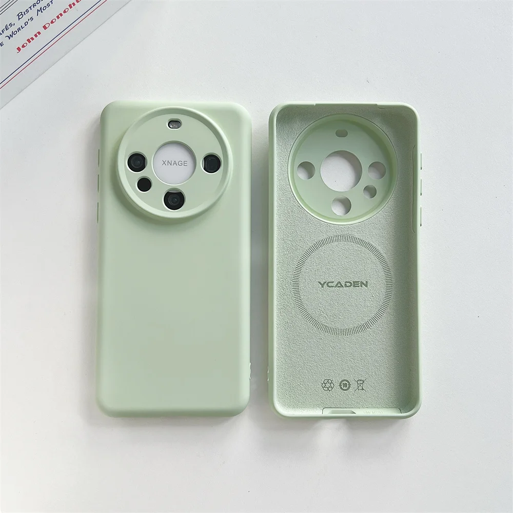 Luxury Liquid Silicone Magnetic Shockproof Case Cover
