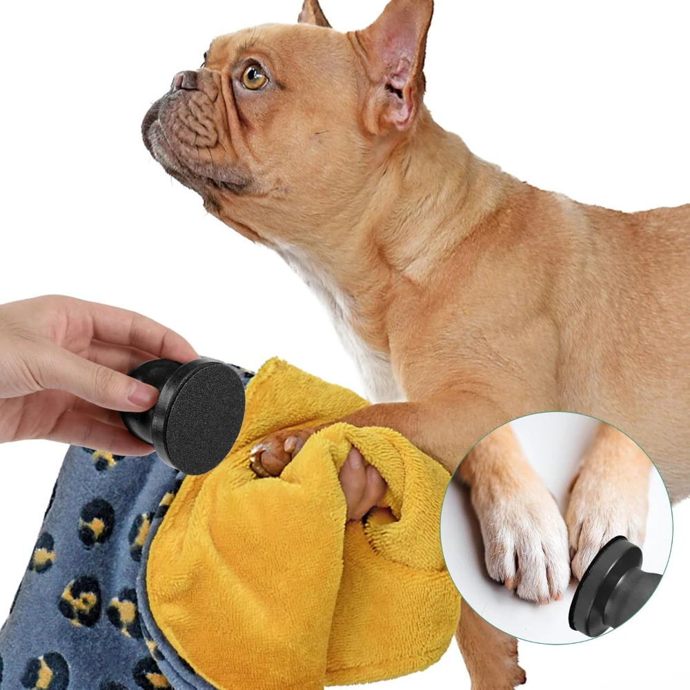 Wooden Dog Nail Scraper Scratch Pad with 3pcs Replaceable Sandpaper Brush Dog Nails Clipper Board Trimmer for Pets