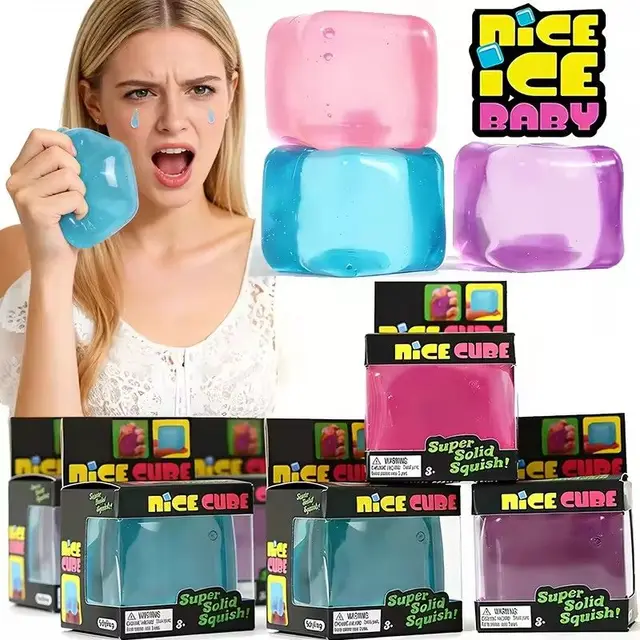 2026 Schylling Needoh Nice Cube, Jouets sensoriels, Blocs anti-stress, Puzzle anti-stress, Soulagement de la pression, Souvenir pour enfants 1
