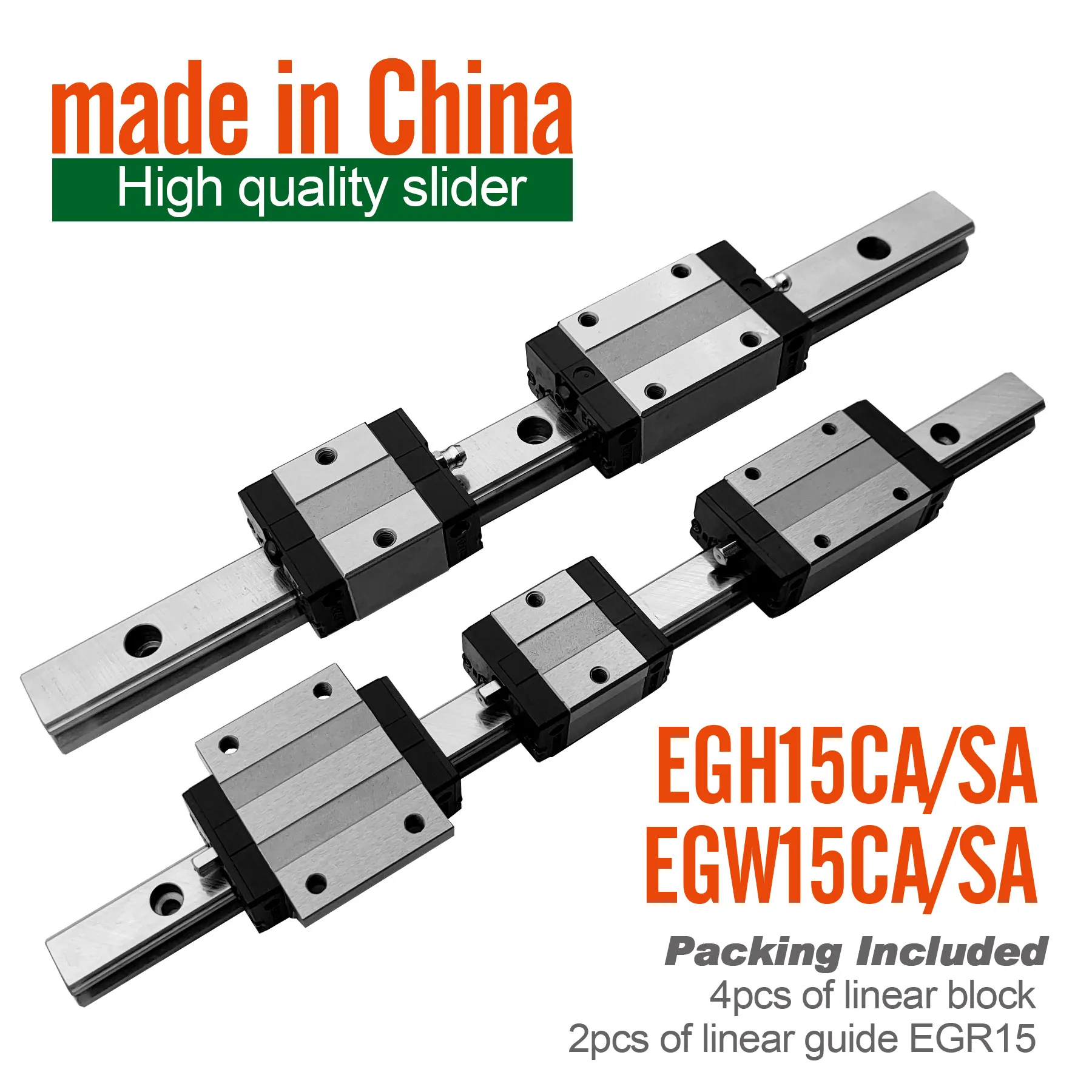 

EGH15CA EGH15SA EGW15CC EGW15SC EGH20CA EGH20SA EGW20CC EGW25CC EGH25CA Linear slider block EGR Square Guide Rail EGH30CA EGH25S