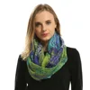 Fashion Women Cotton Print Infinity Scarf Warm Soft Ring Scarves Circle Loop Foulard Femme Snood Neck Wrap Shawl 2